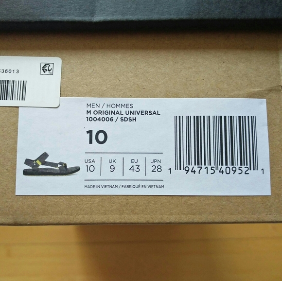-NEW- Men's Teva Original Universal Sandals 10 - Picture 14 of 14